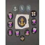 Insignes de specialite KM. Kriegsmarine speciality badges.