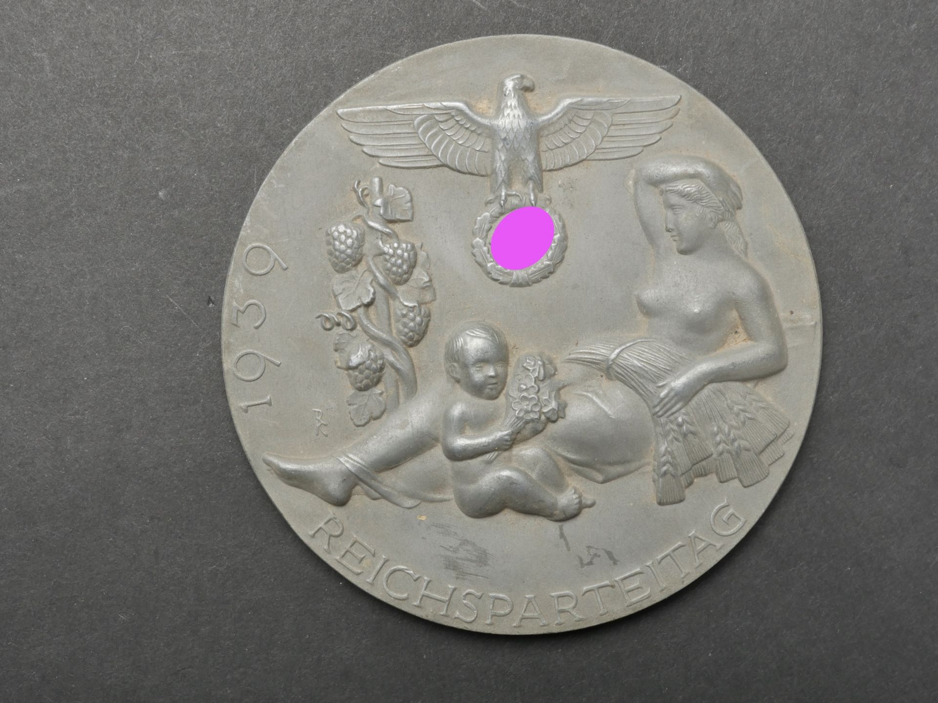 Medaille Reichsparteitag 1939. Reichsparteitag 1939 medal.