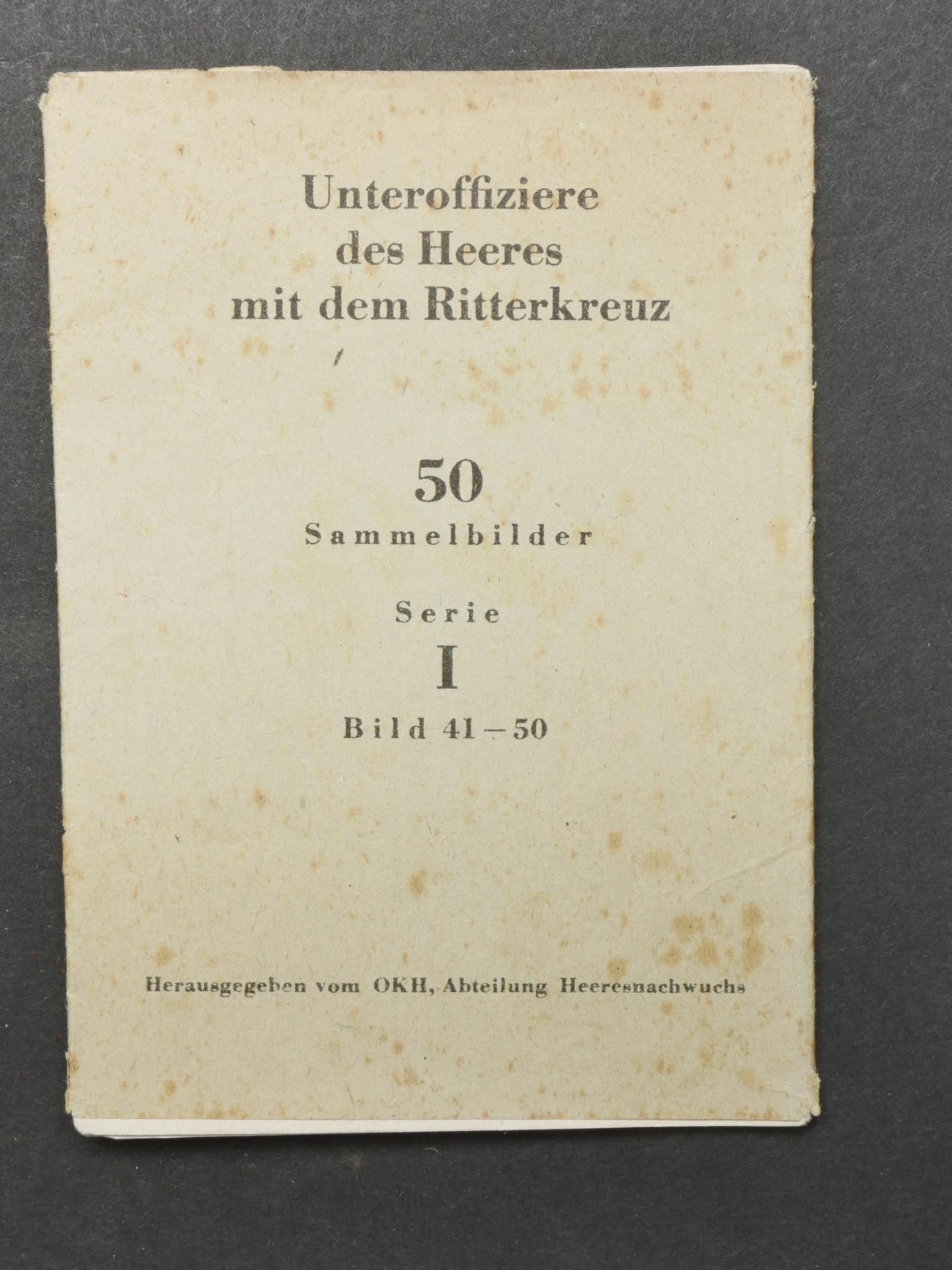 Livret Unteroffiziere des Heeres. Booklet Unteroffiziere des Heeres.  - Image 4 of 5