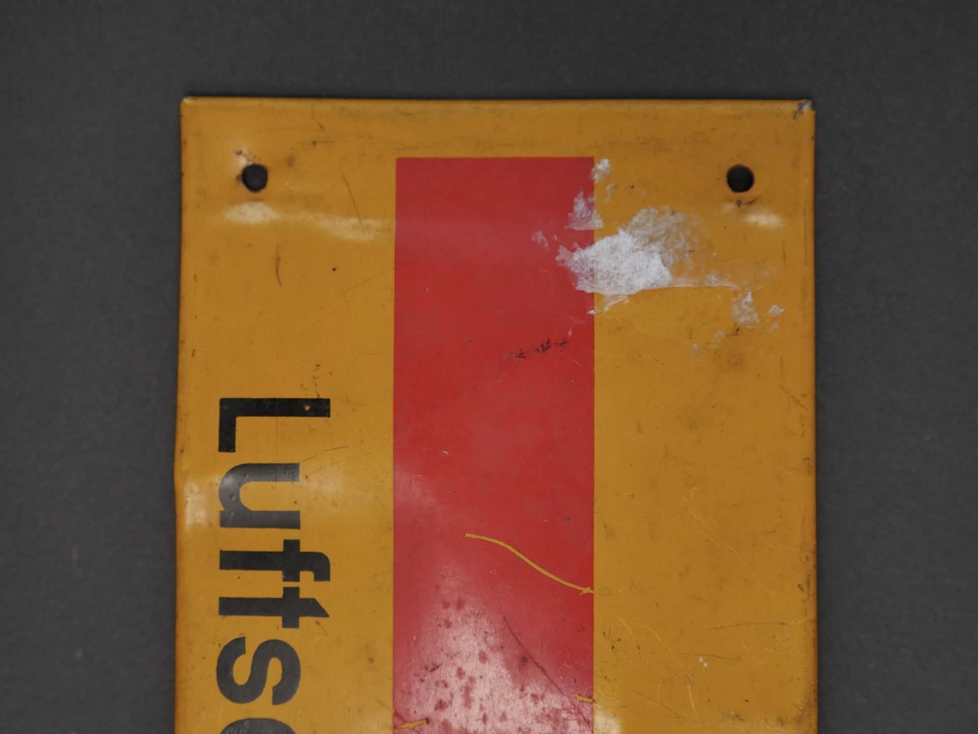 Plaque Luftschutz. Luftschutz plate.  - Image 3 of 4