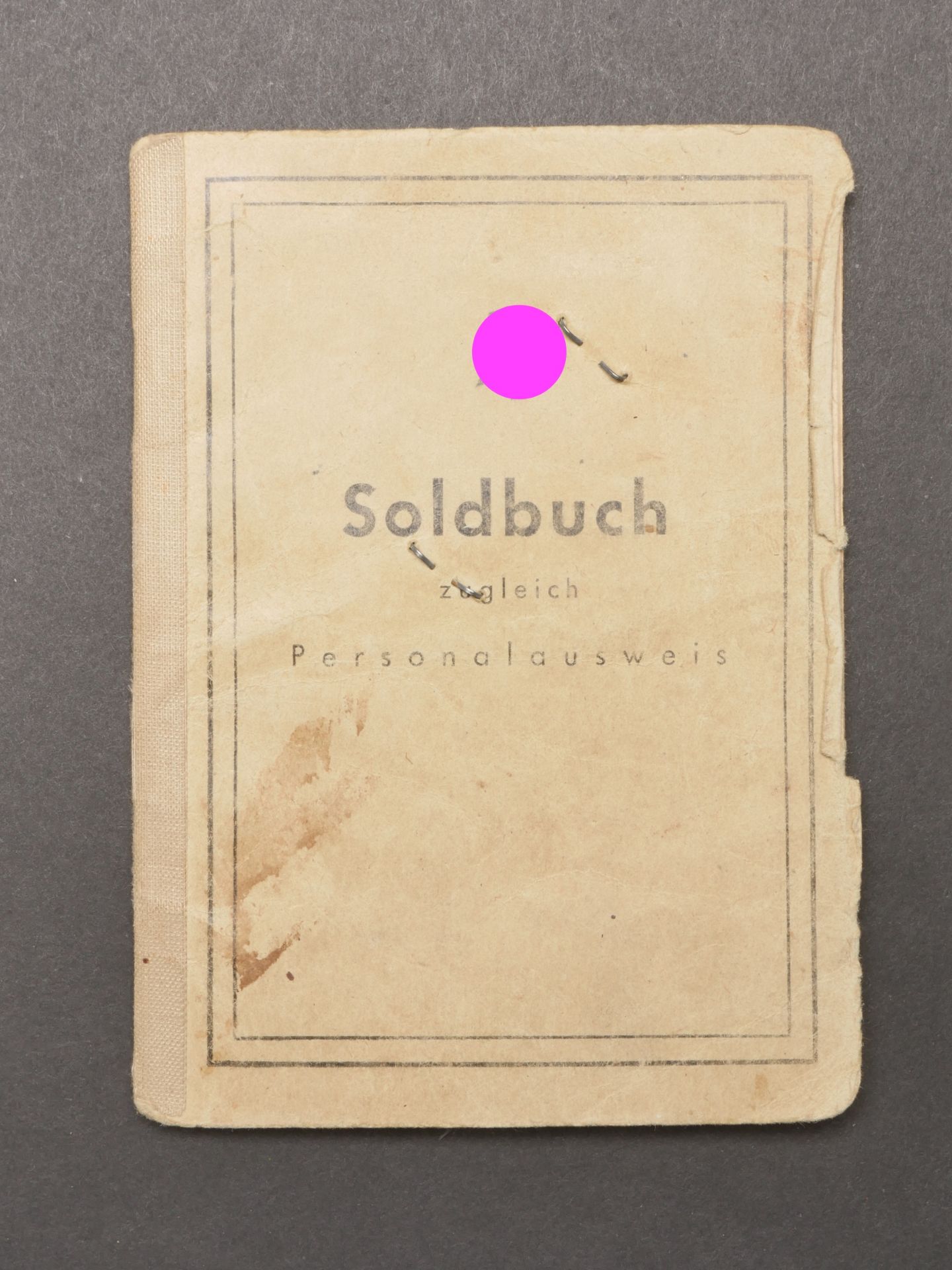 Soldbuch SS. SS Soldbuch