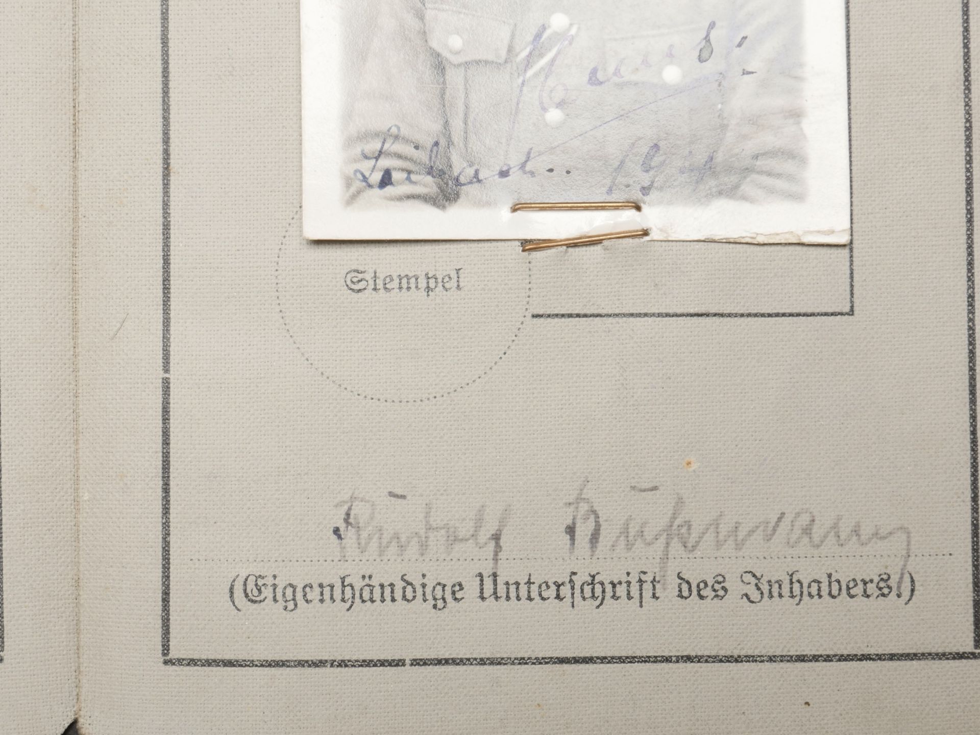SS Fuhrerschein. SS Fuhrerschein - Image 3 of 5
