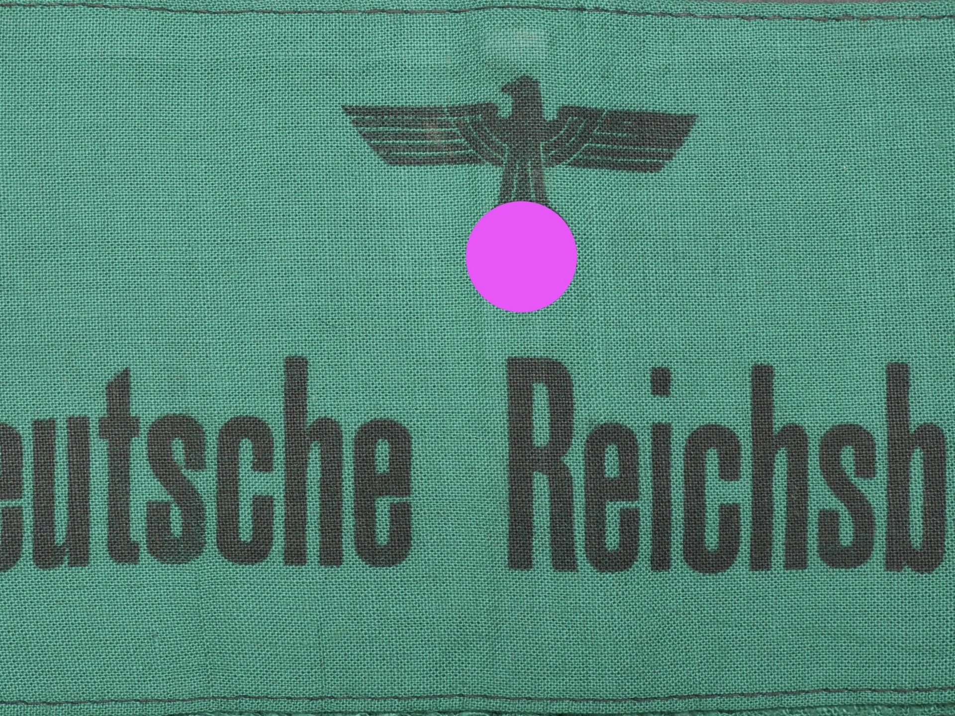 Brassard Deutsche Reichsbahn. Deutsche Reichsbahn armband.  - Bild 4 aus 5