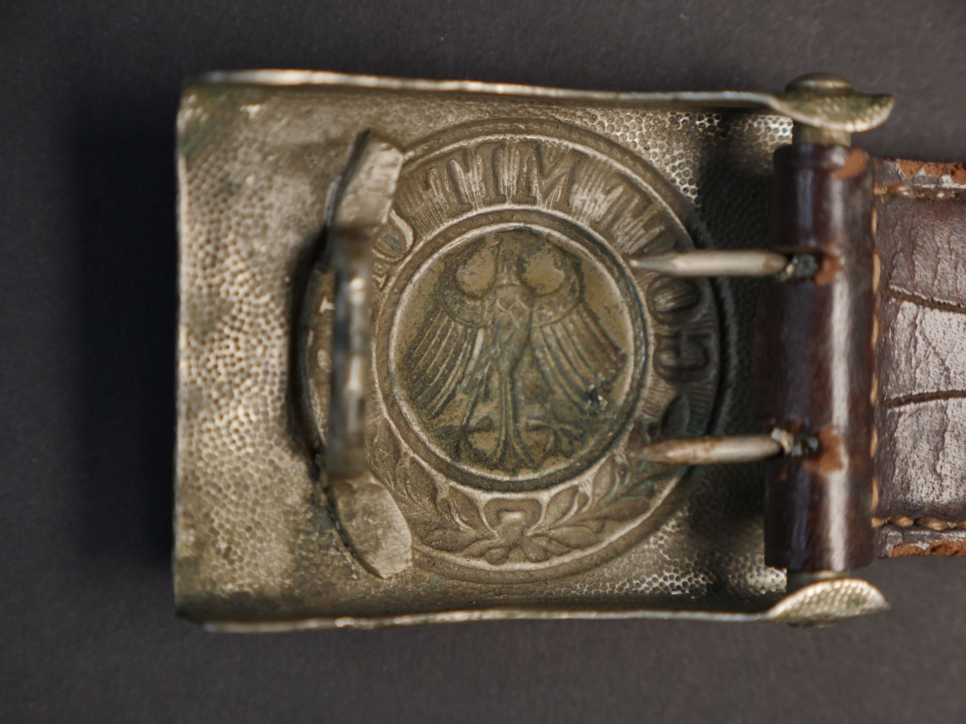 Boucle Reichswehr. Reichswehr belt buckle.  - Image 4 of 5