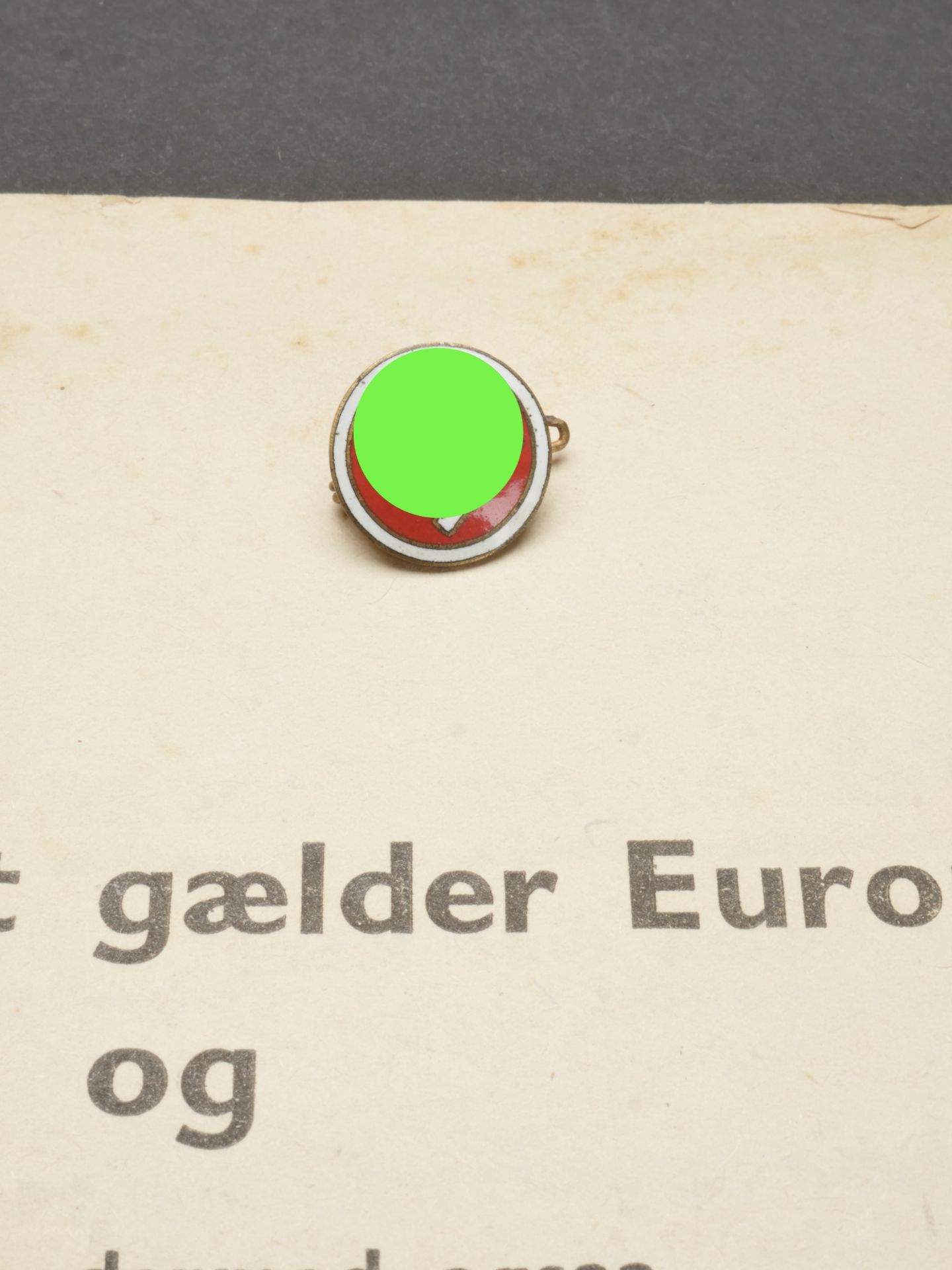 Insigne et livret danois. Danish badge and booklet. - Image 2 of 5