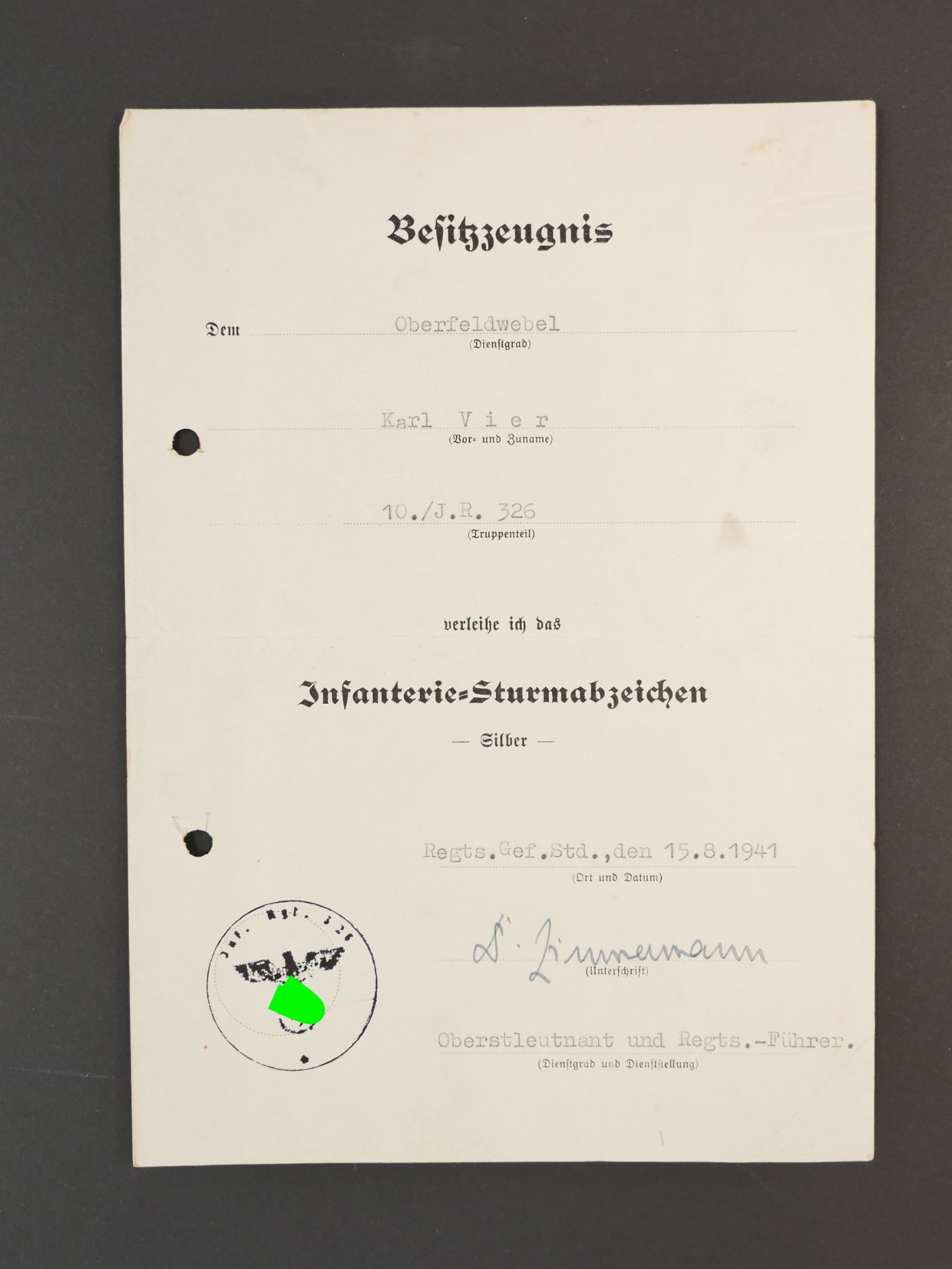 Diplomes allemand. German diploma.  - Image 4 of 5