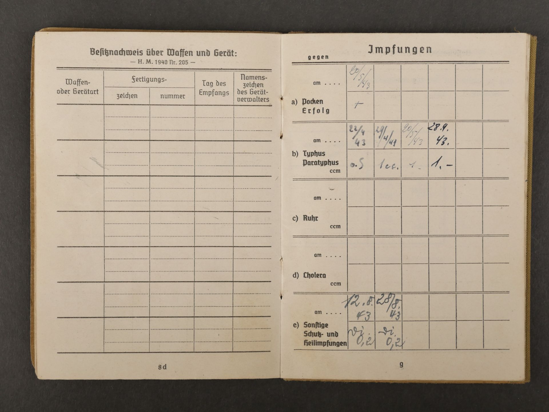 Soldbuch SS Wallonie. SS Wallonie Soldbuch. - Image 2 of 5