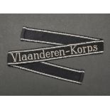 Bande de bras Vlaanderen Korps. Bande de bras Flanders Corps. 