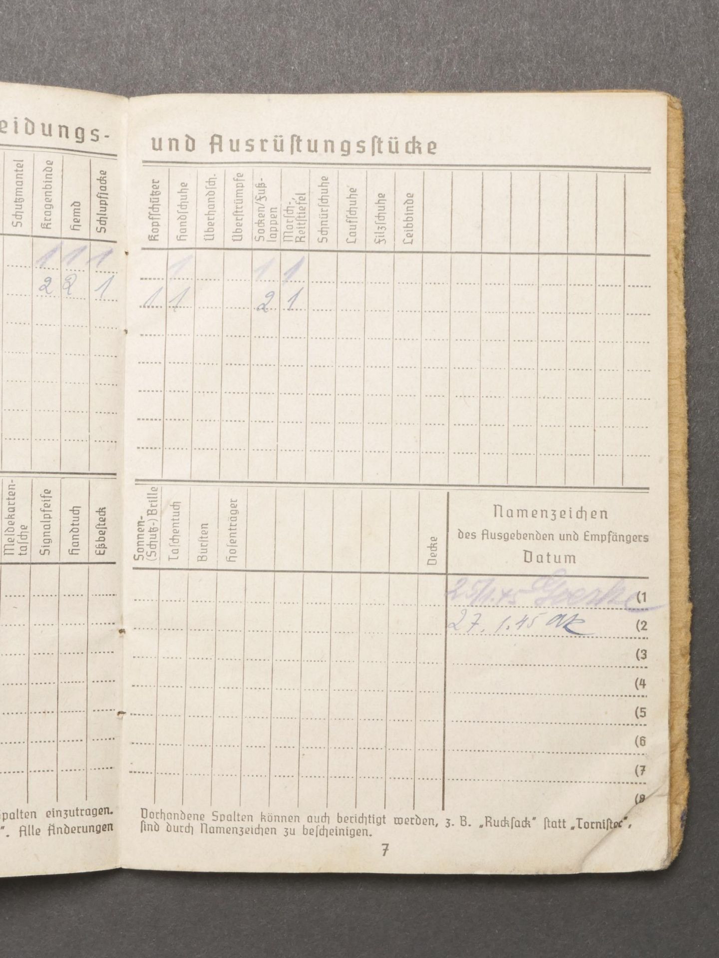 Soldbuch Grossdeutschland. Grossdeutschland soldbuch - Bild 3 aus 5