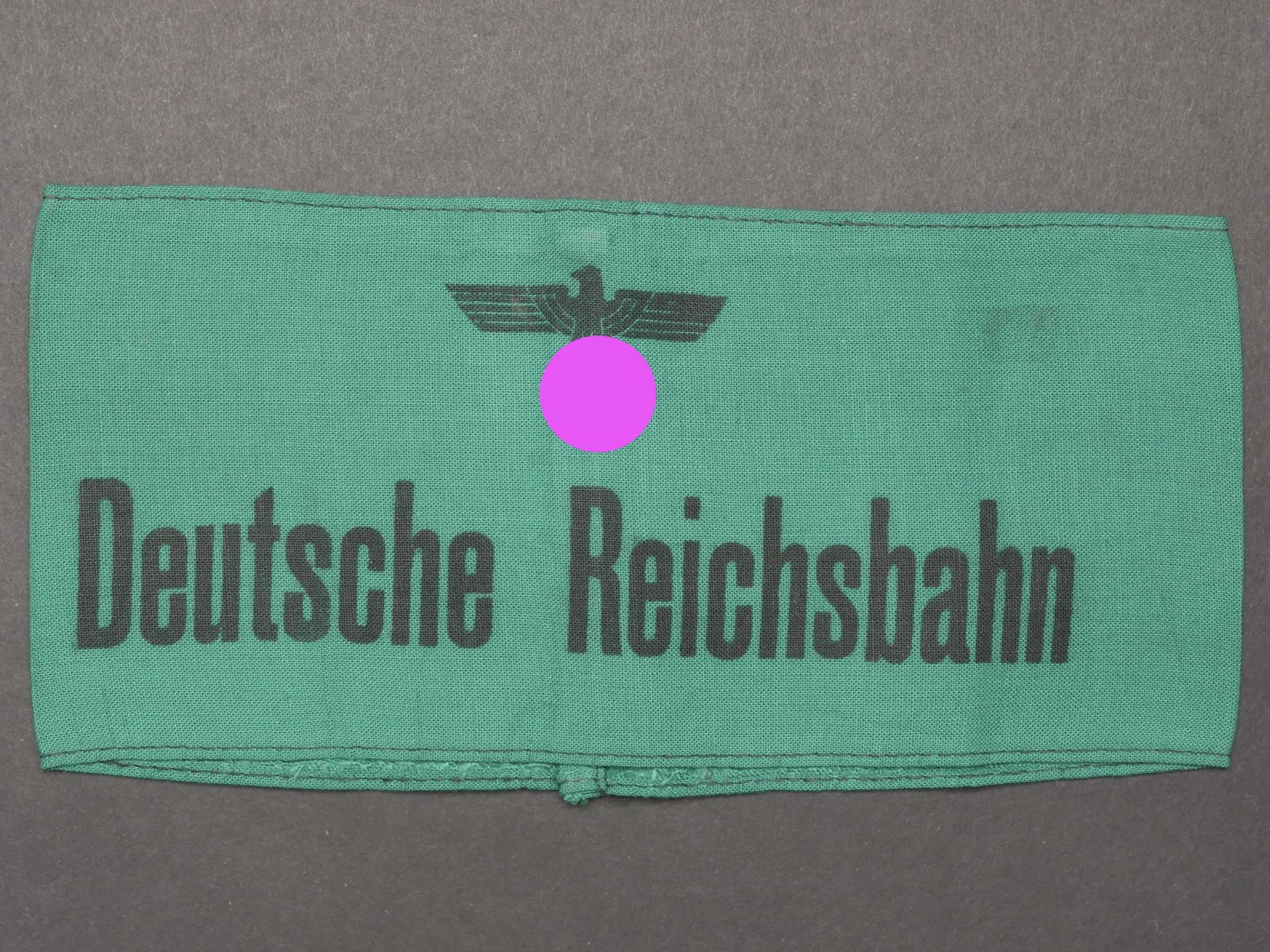 Brassard Deutsche Reichsbahn. Deutsche Reichsbahn armband. 