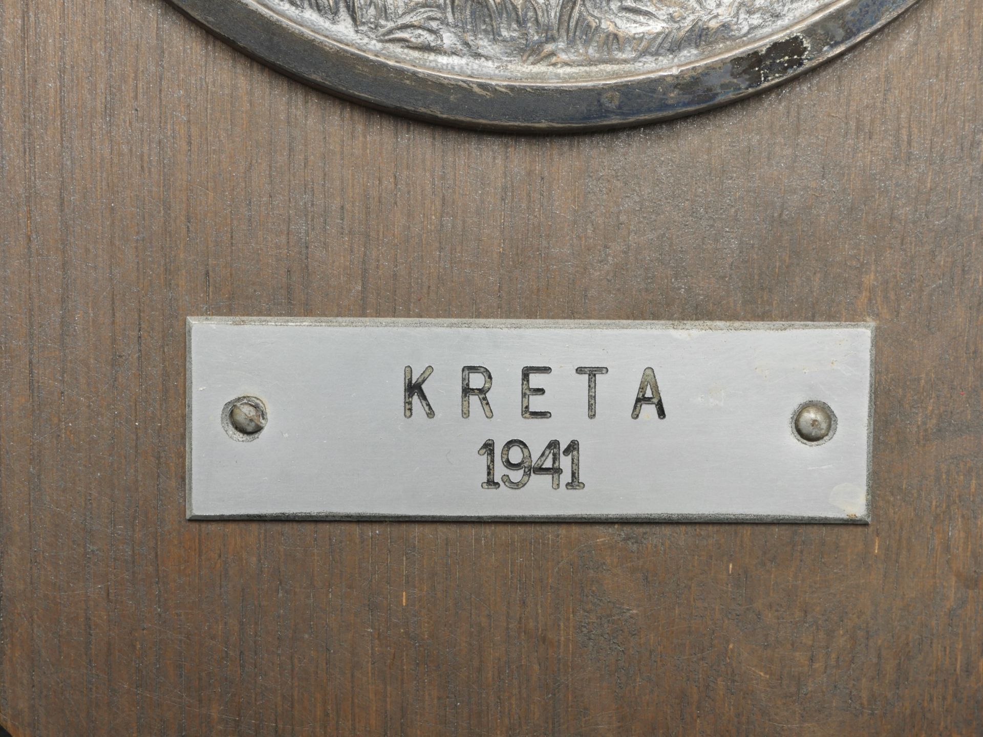 Plaquette Kreta 1941. Kreta 1941 plate. - Bild 2 aus 5