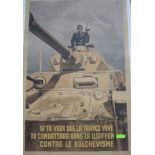 Affiche SS Francaise. French SS poster.