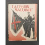 Plaquette de la Legion Wallonie. Wallonia Legion brochure.