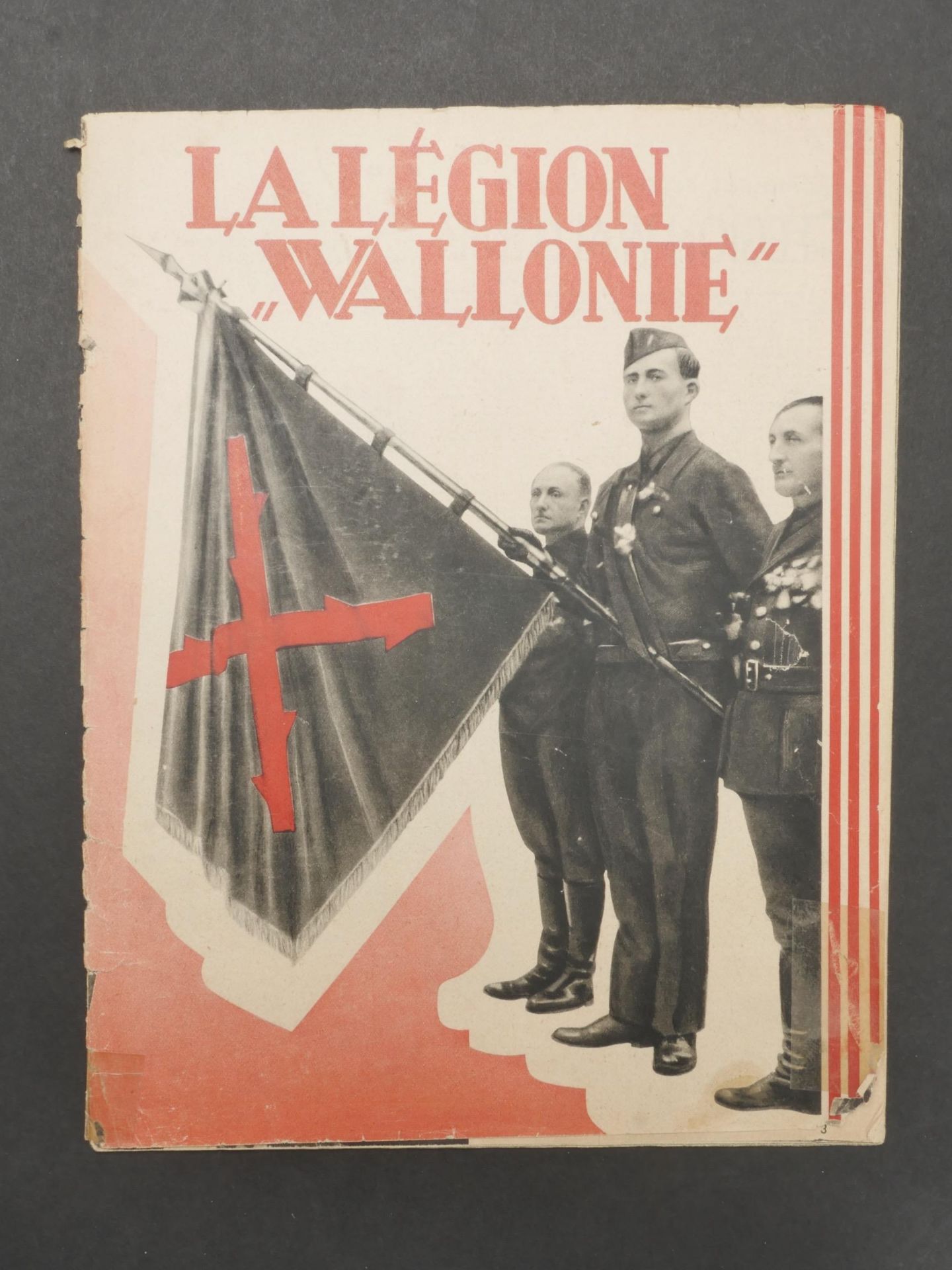 Plaquette de la Legion Wallonie. Wallonia Legion brochure.