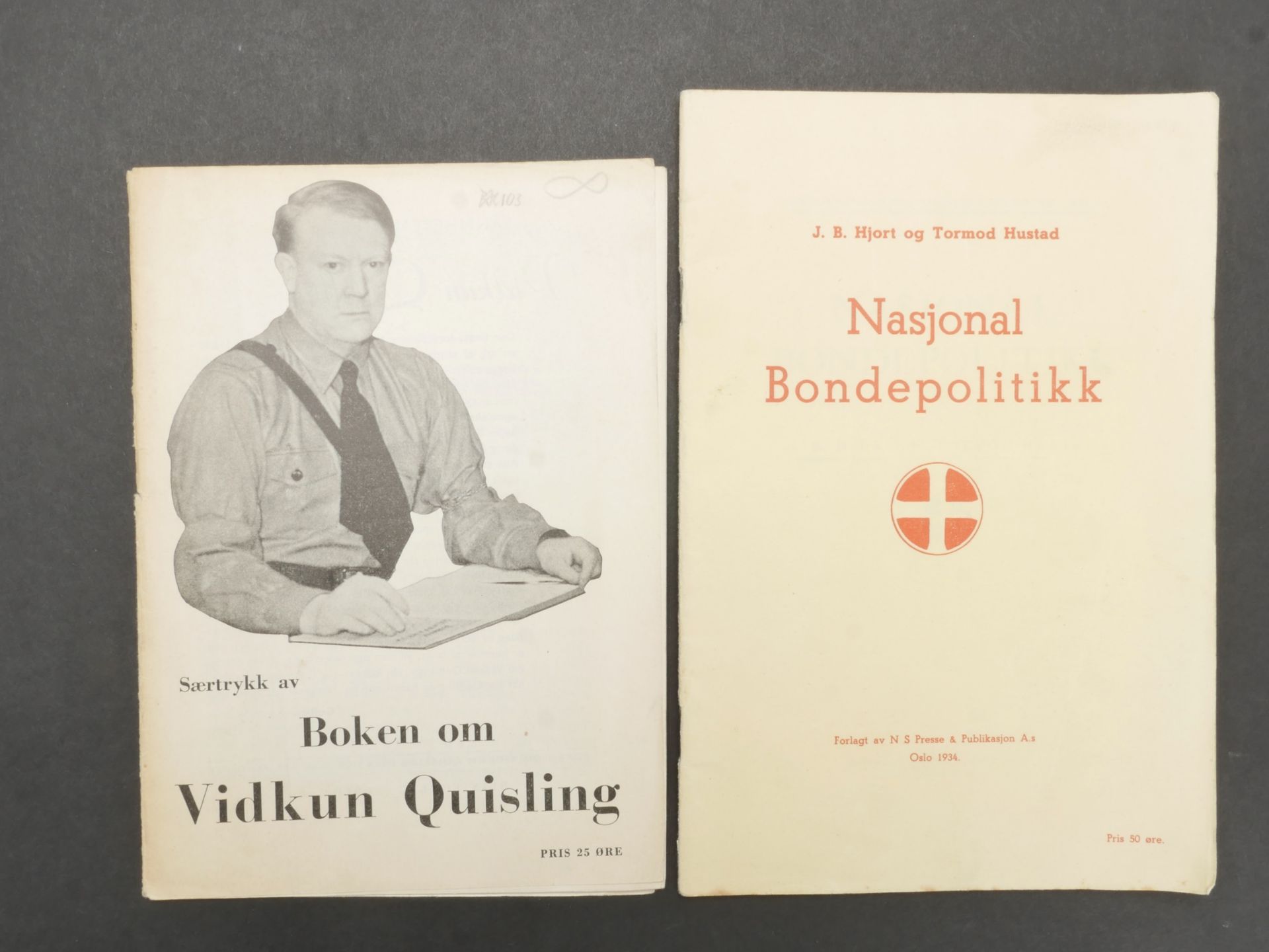 Brochures National samling. National samling brochures.