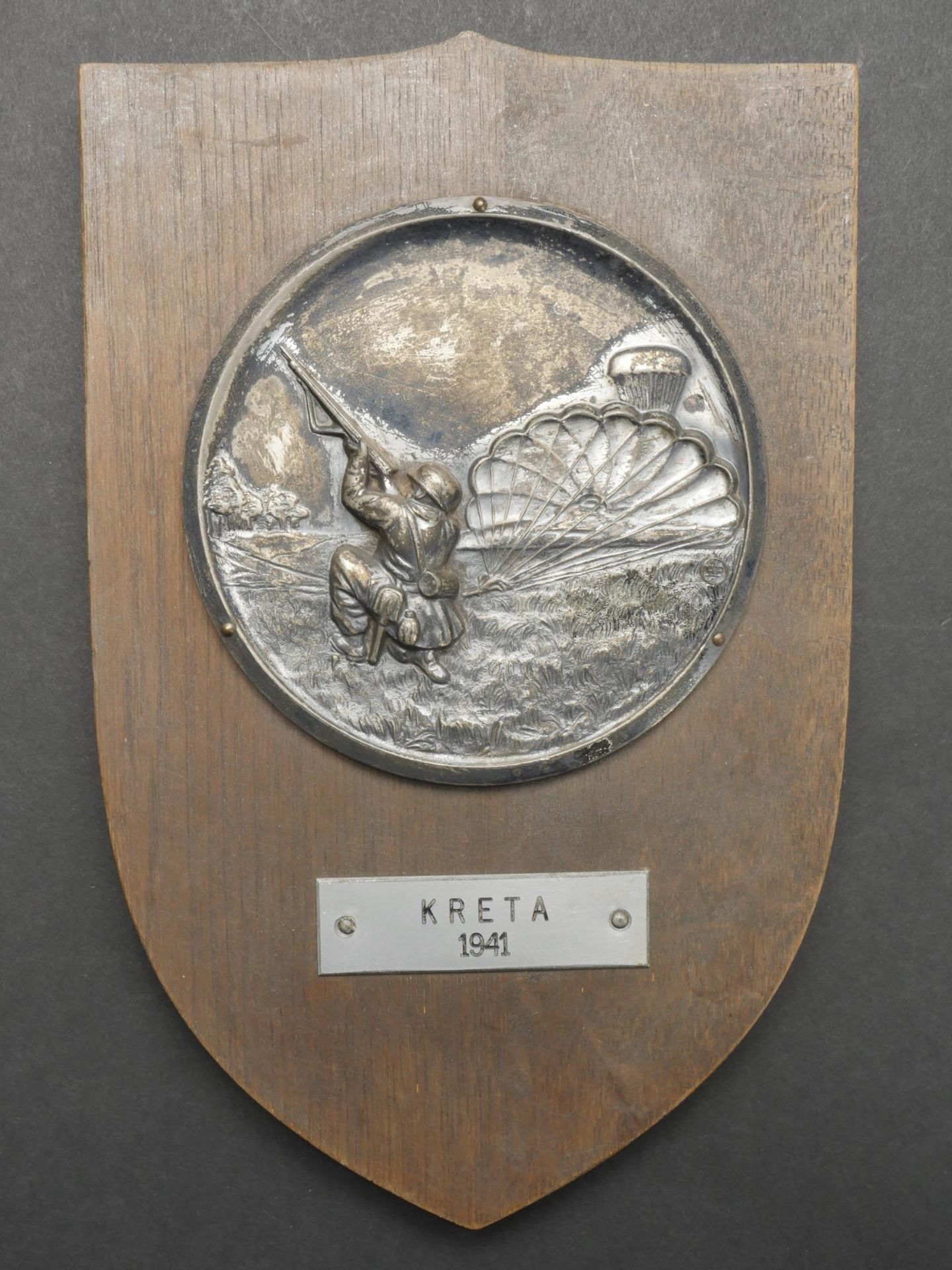 Plaquette Kreta 1941. Kreta 1941 plate.