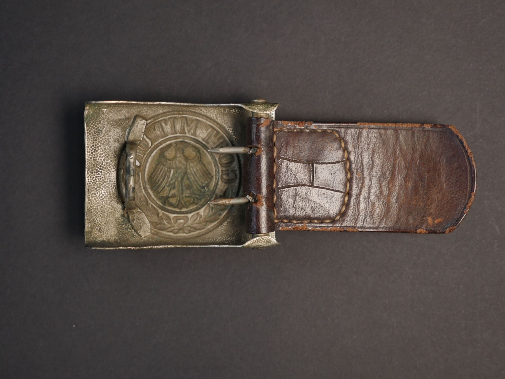 Boucle Reichswehr. Reichswehr belt buckle.  - Image 5 of 5