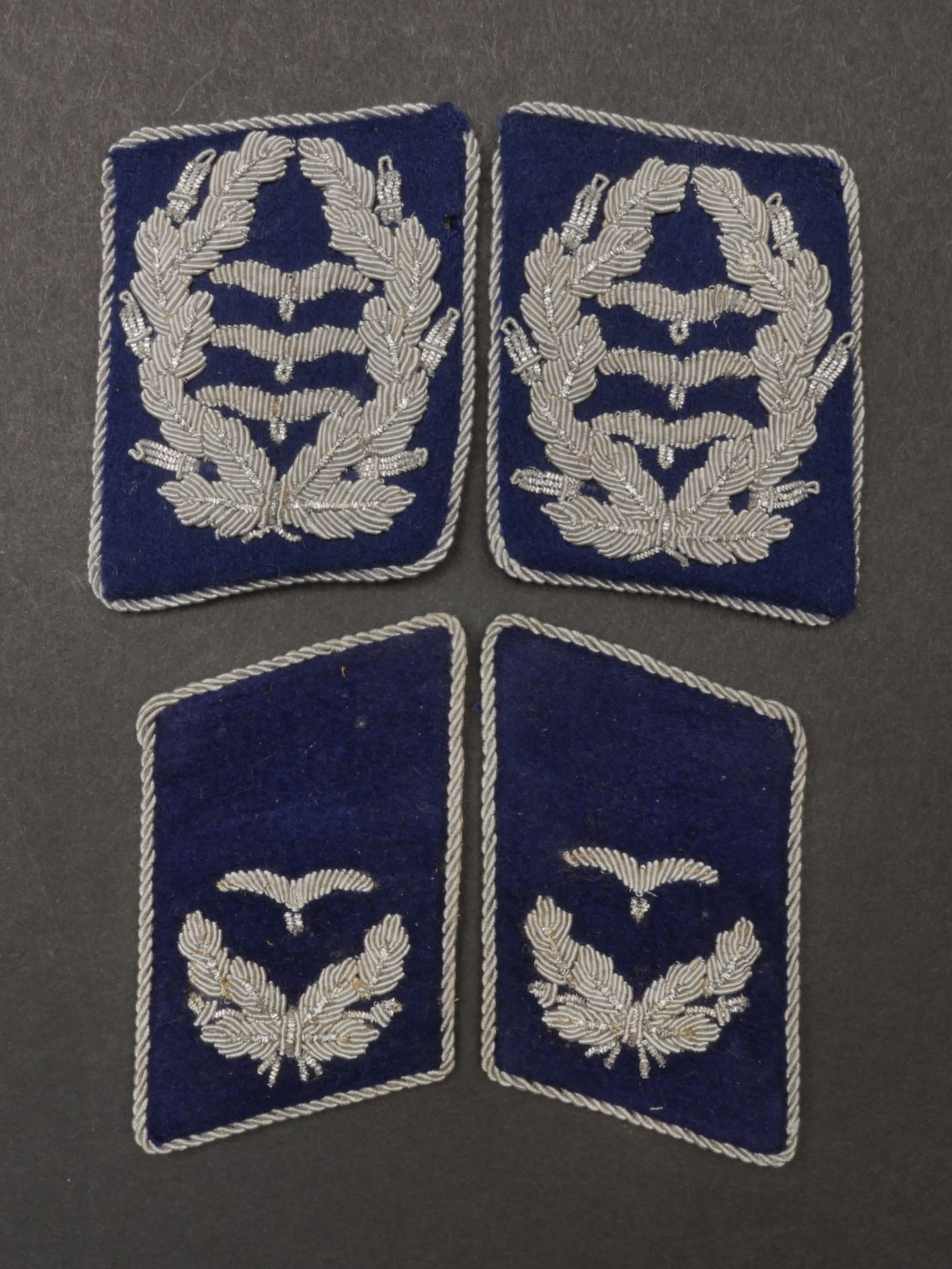 Pattes de col Luftwaffe. Luftwaffe collar tabs. 