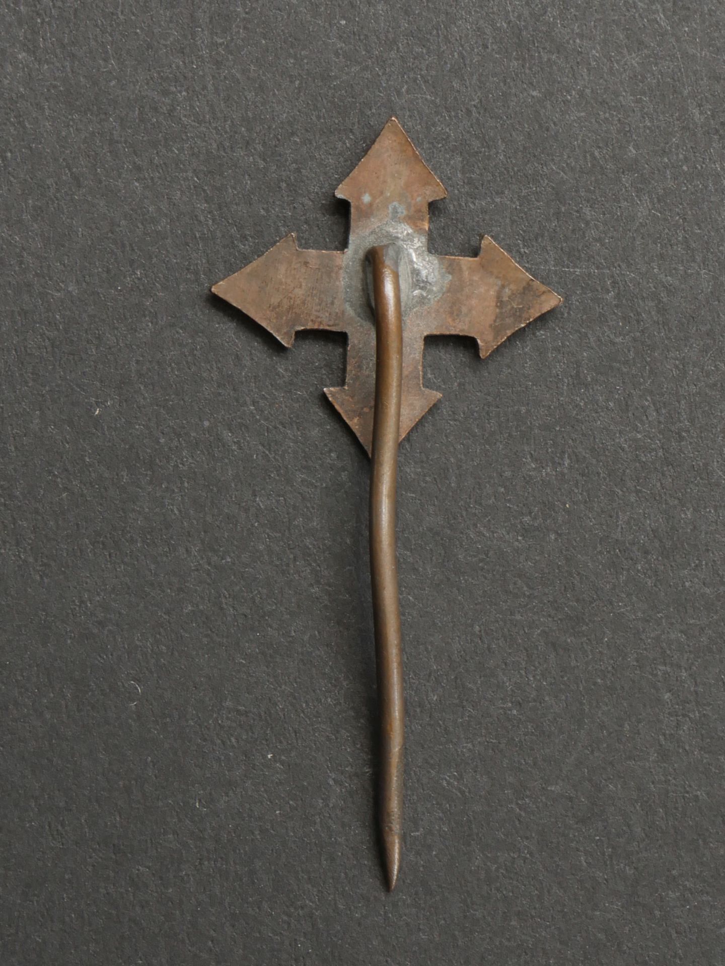 Insigne des croix flechees hongrois. Hungarian Arrow Cross badge. - Bild 2 aus 2