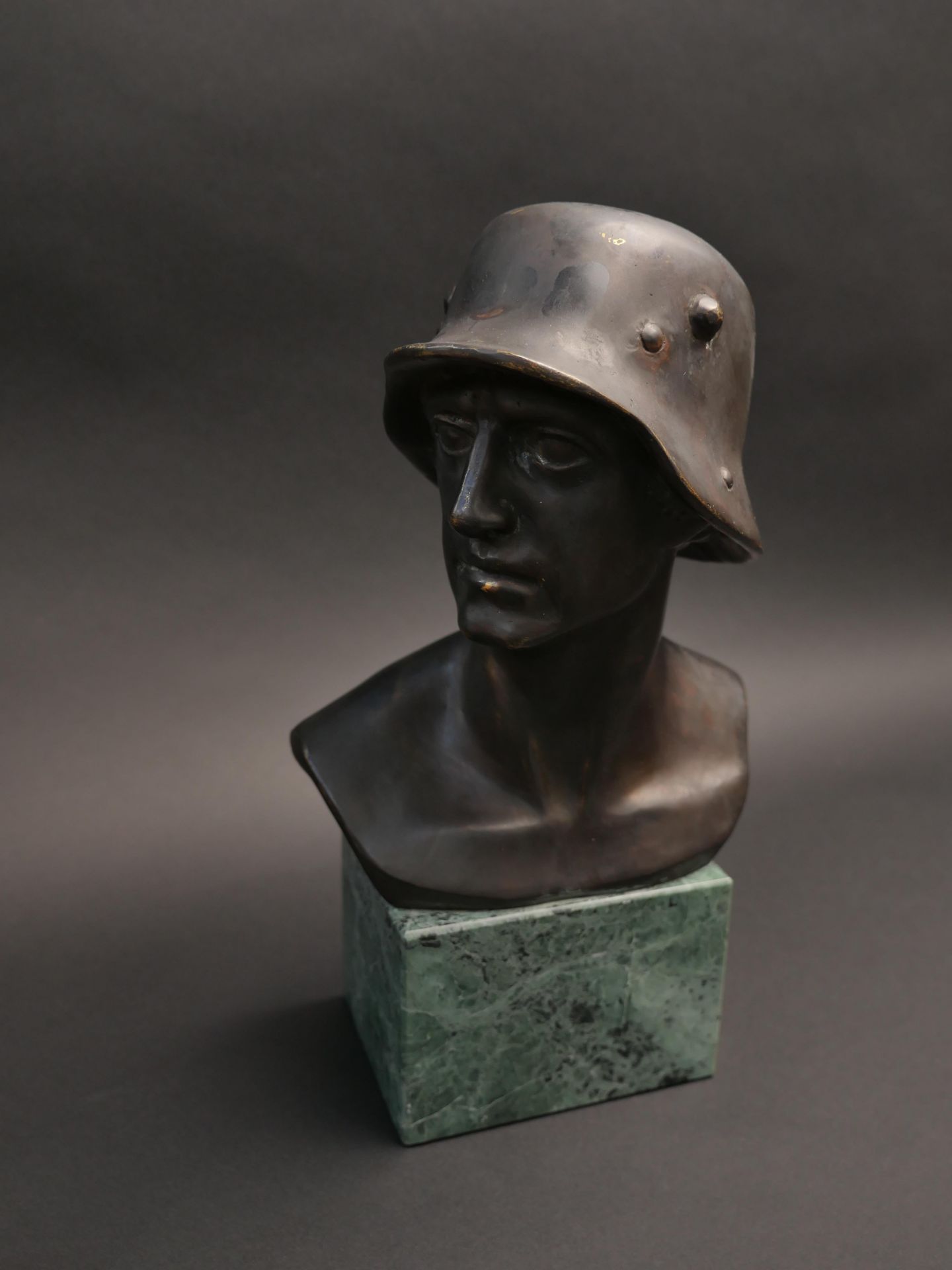 Buste de soldat allemand. German soldier bust. - Bild 3 aus 5