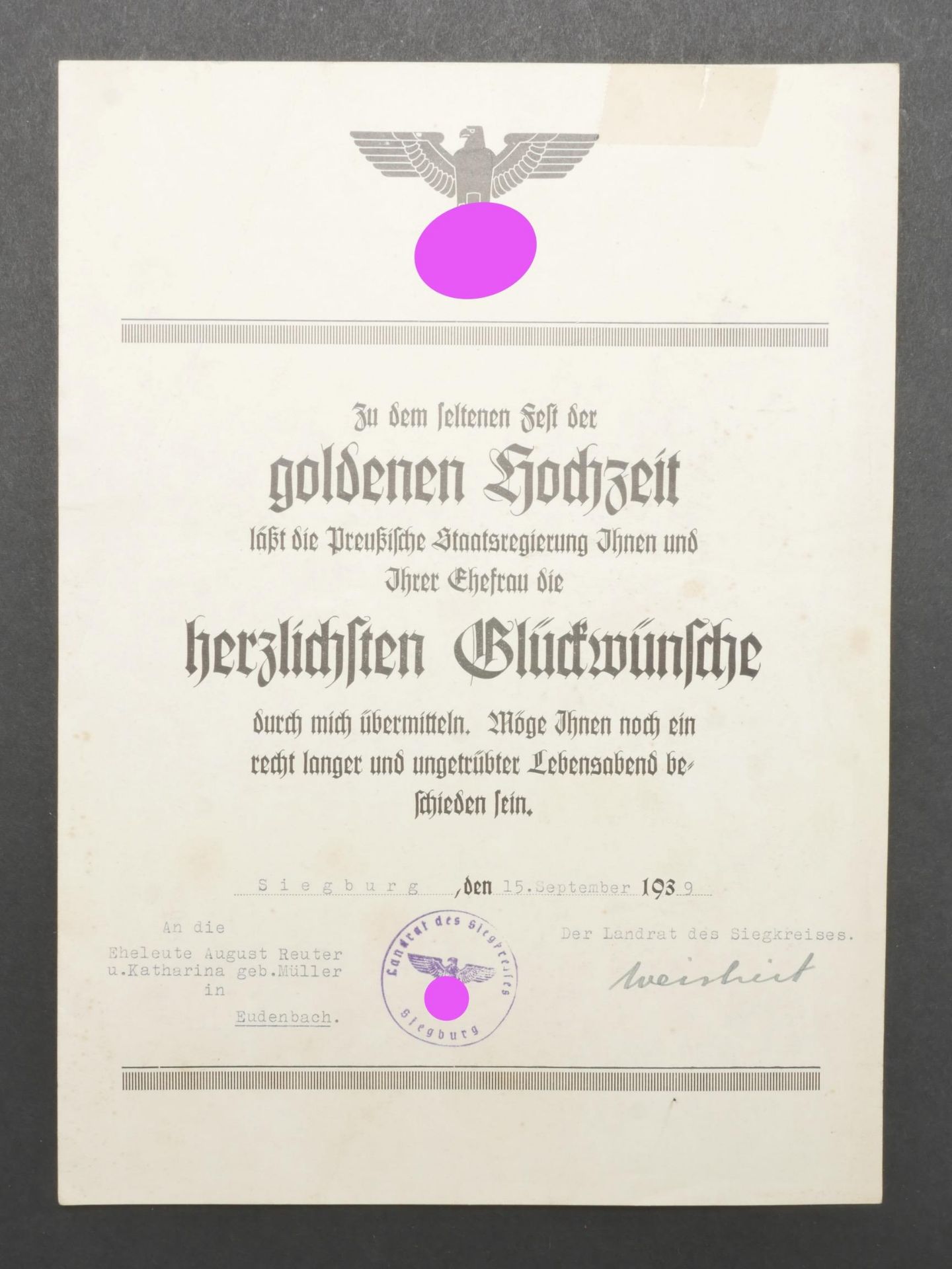 Diplomes allemand. German diploma.  - Image 3 of 5