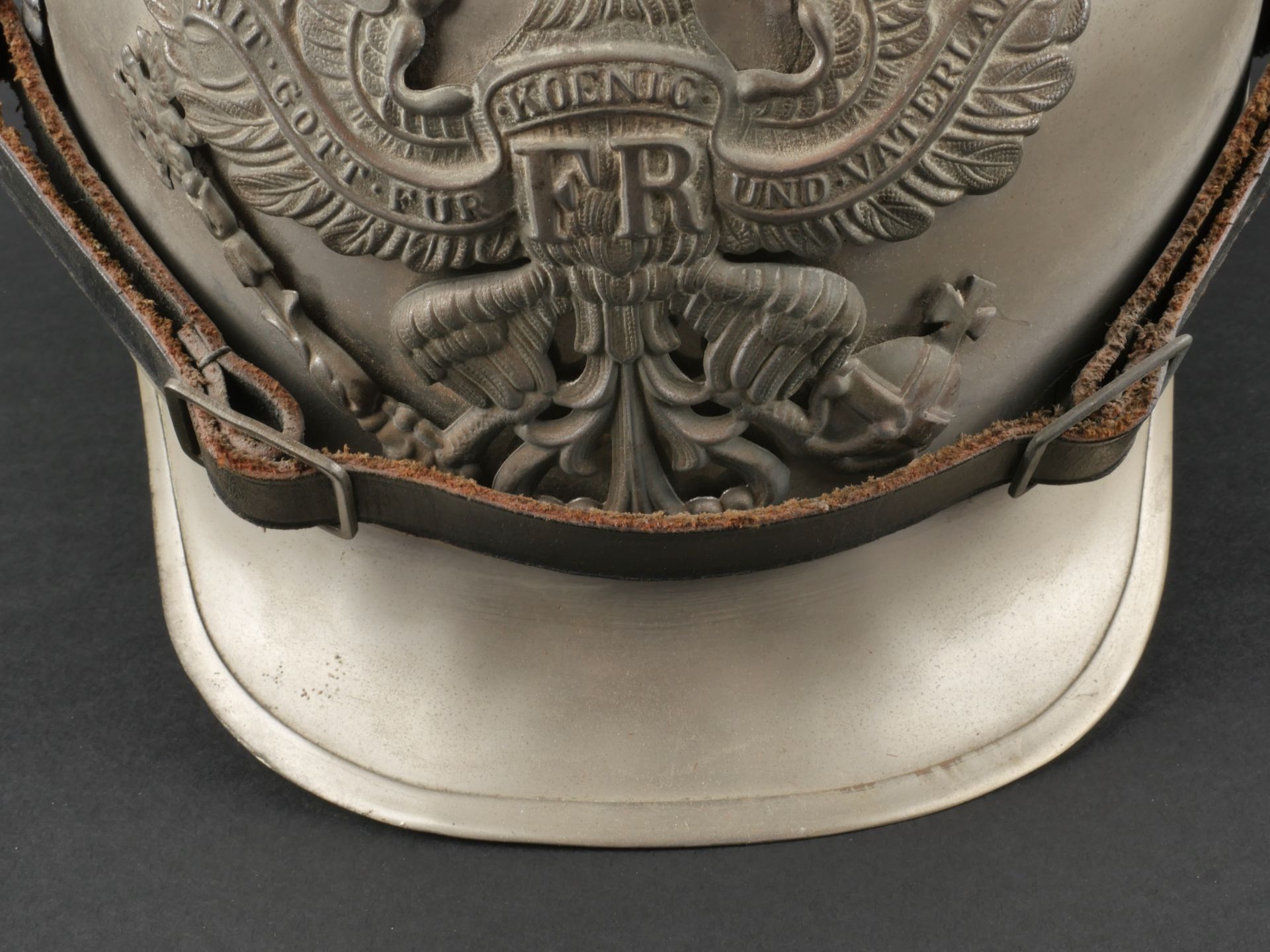 Prusse Casque de Cuirassier modele 1915. Prussia M1915 Cuirassier spiked helmet.  - Bild 2 aus 10