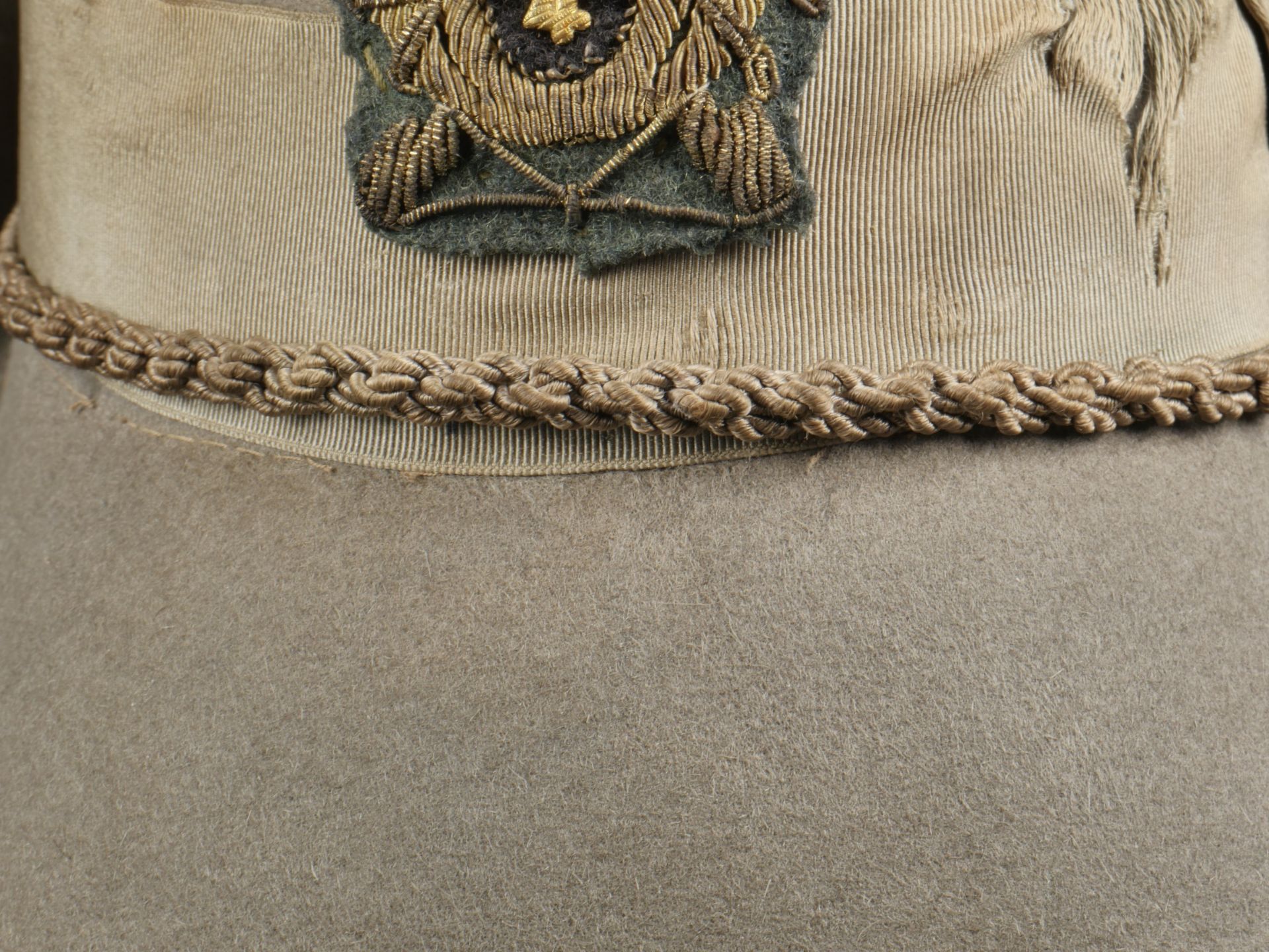 Chapeau de grande tenue de lieutenant du 4eme Regiment des Chasseurs Alpins italien. LieutenantÕs ha - Bild 3 aus 10