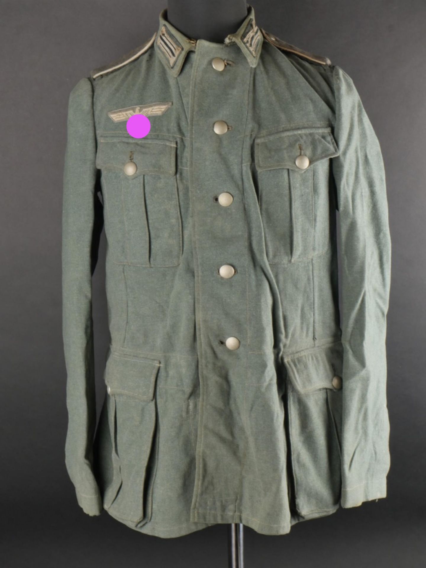 Vareuse d'infanterie. German infantry jacket. 