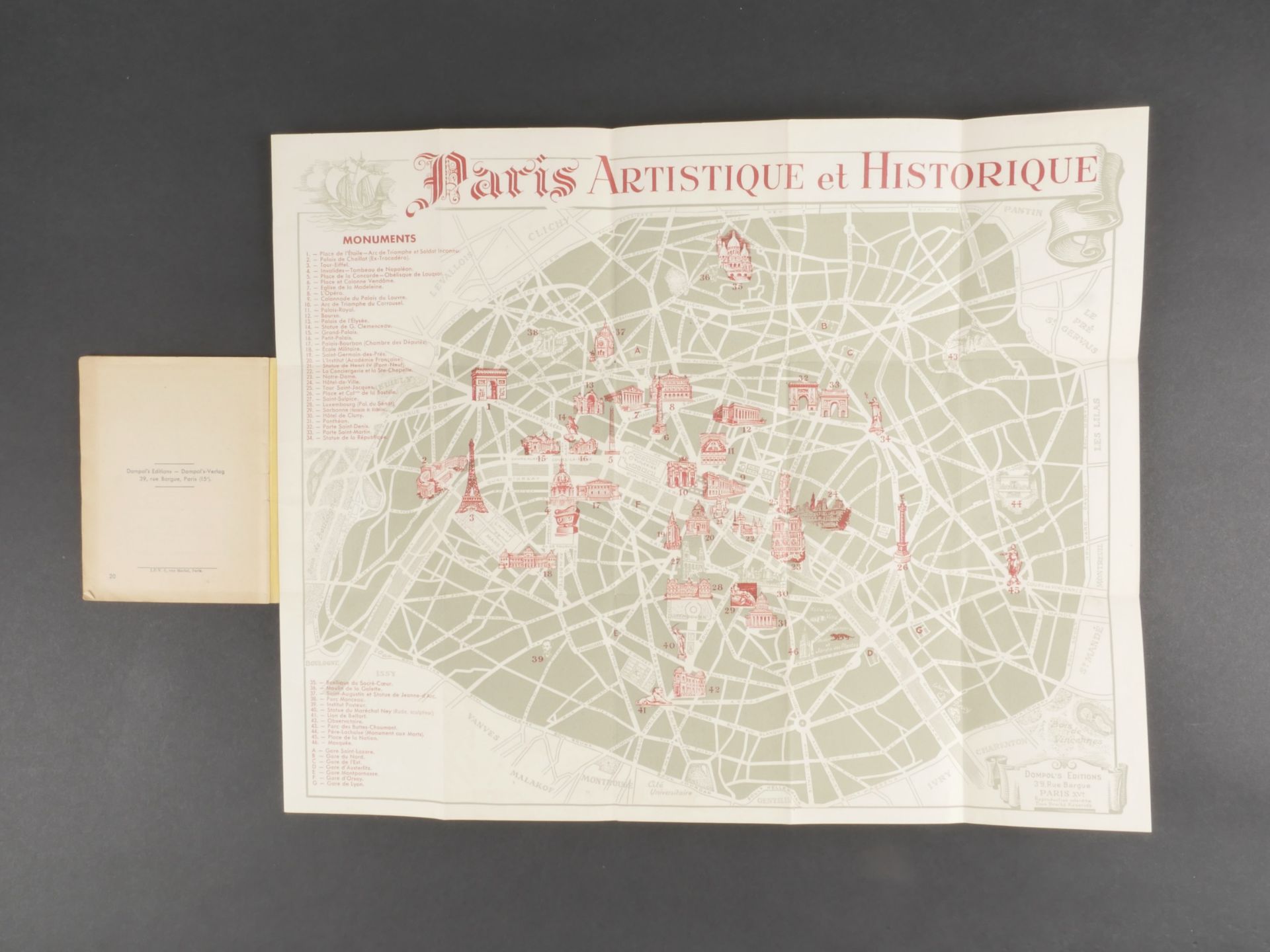 Livrets concernant Paris. Booklets concerning Paris. - Bild 9 aus 9