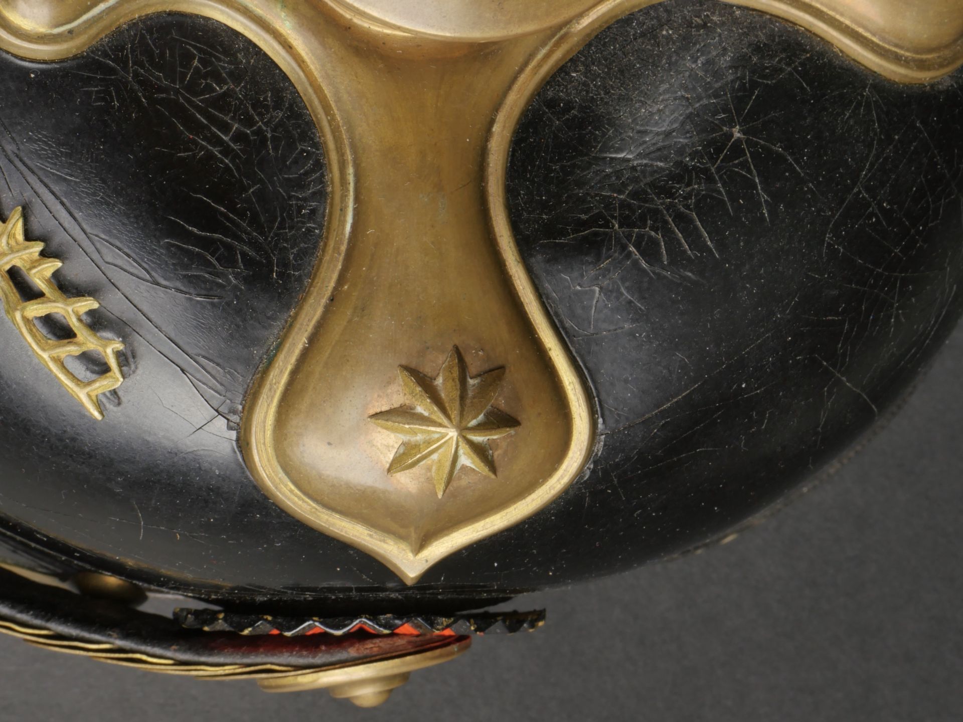 Wurttemberg casque a pointe d'un officier de reserve d'infanterie. Wurttemberg Infantry  Reserve off - Bild 9 aus 10