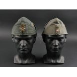 Bonnets de police italien. Italian police hats