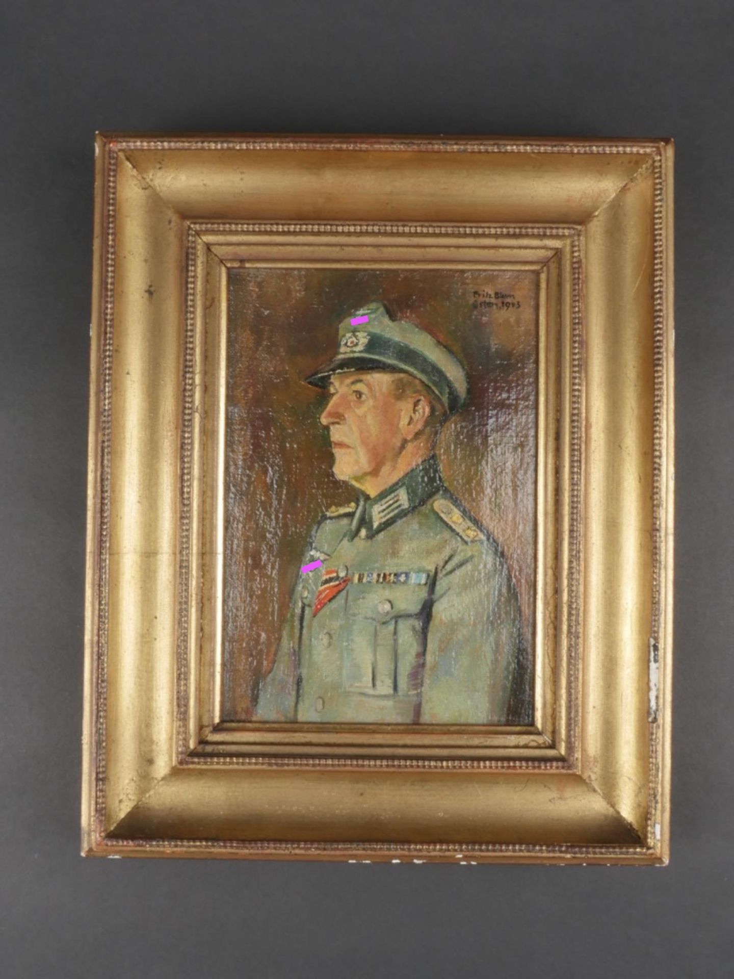 Portrait d'un officier allemand. German officer portraits. 