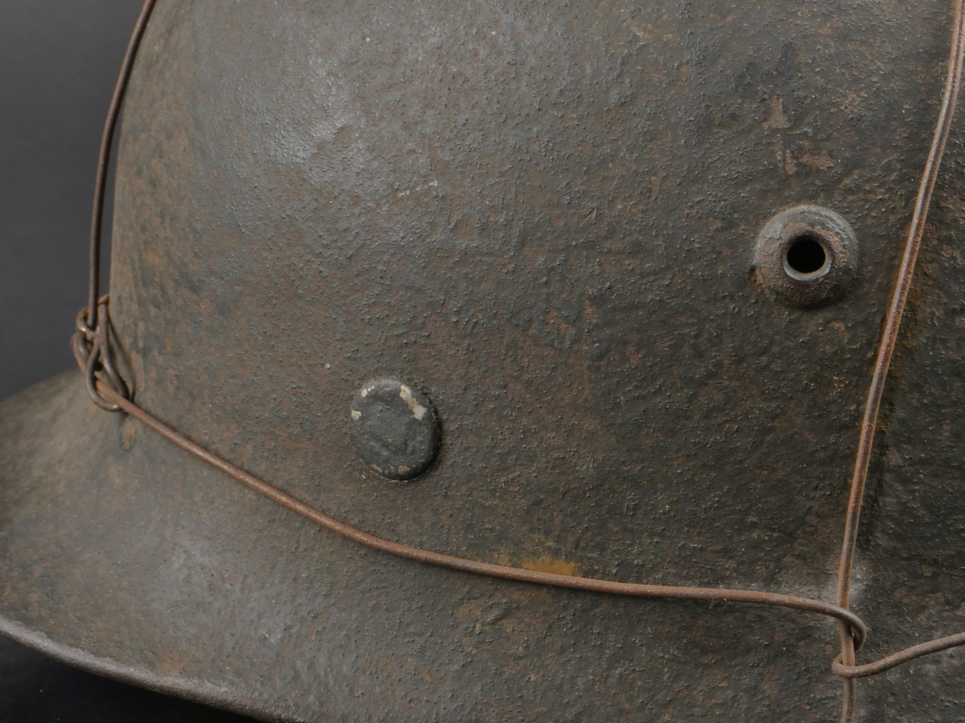 Casque allemand. German helmet.  - Bild 6 aus 10