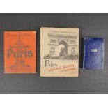 Livrets concernant Paris. booklets concerning Paris.