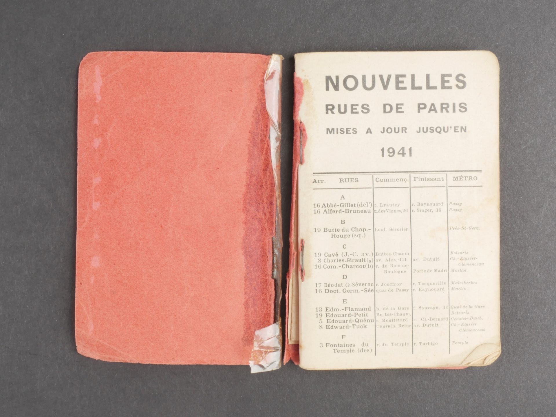 Livrets concernant Paris. Booklets concerning Paris. - Bild 4 aus 9