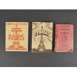 Livrets concernant Paris. Booklets concerning Paris.