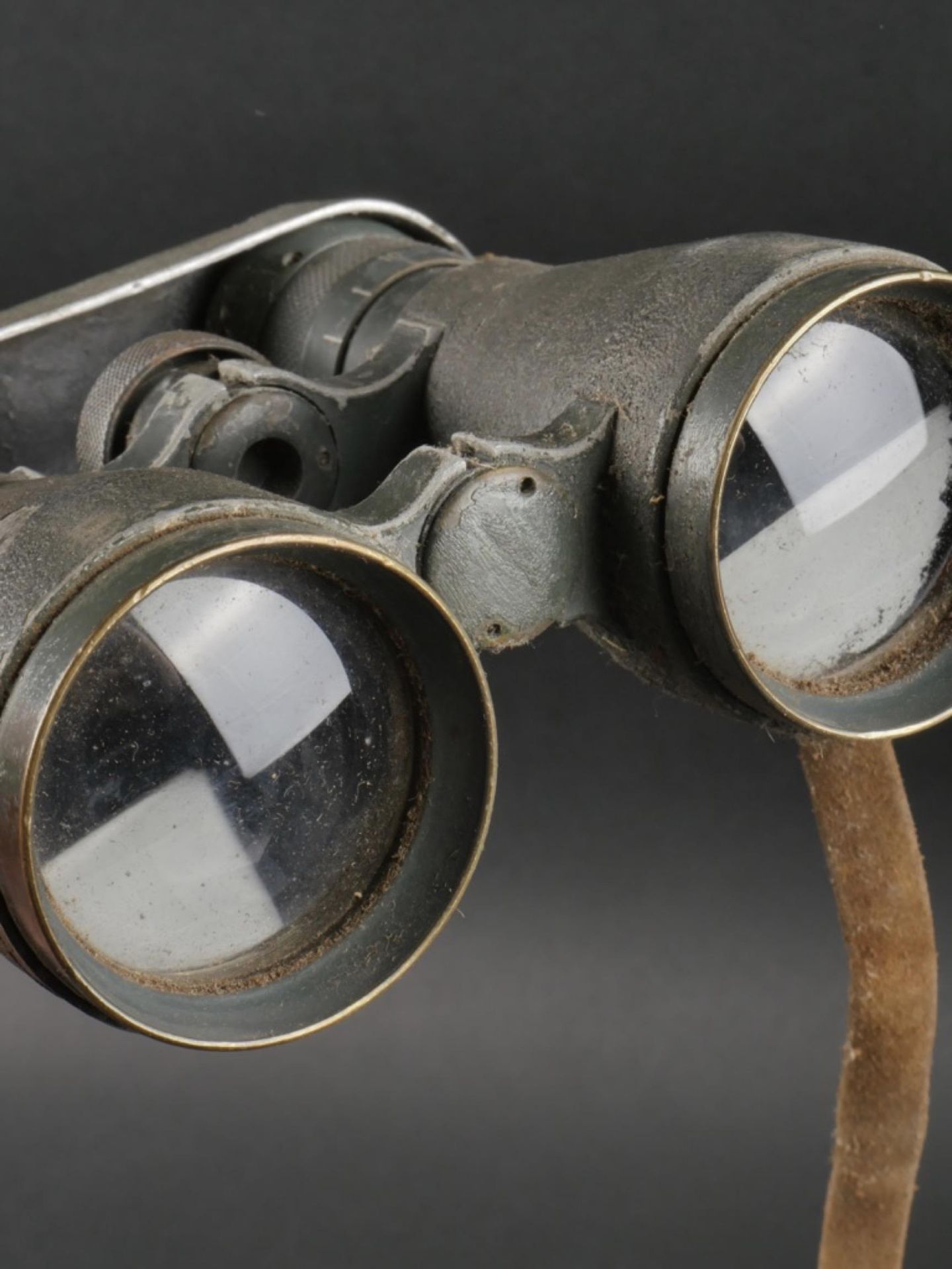 Jumelles allemandes Fernglass Modele 1908. WW1 German M1908 binoculars.  - Image 6 of 10