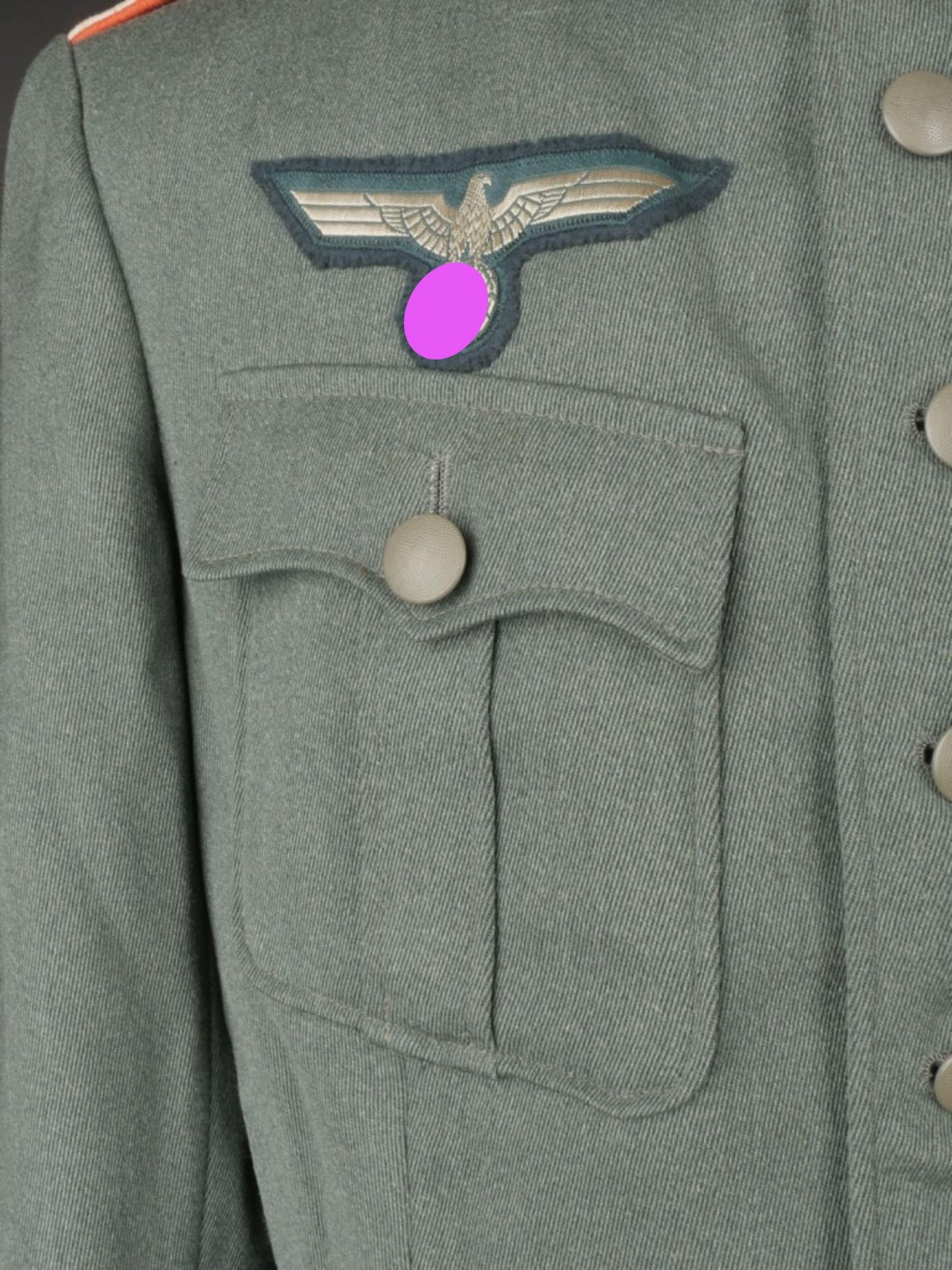 Vareuse officier Heer. Heer officer jacket.  - Image 7 of 10