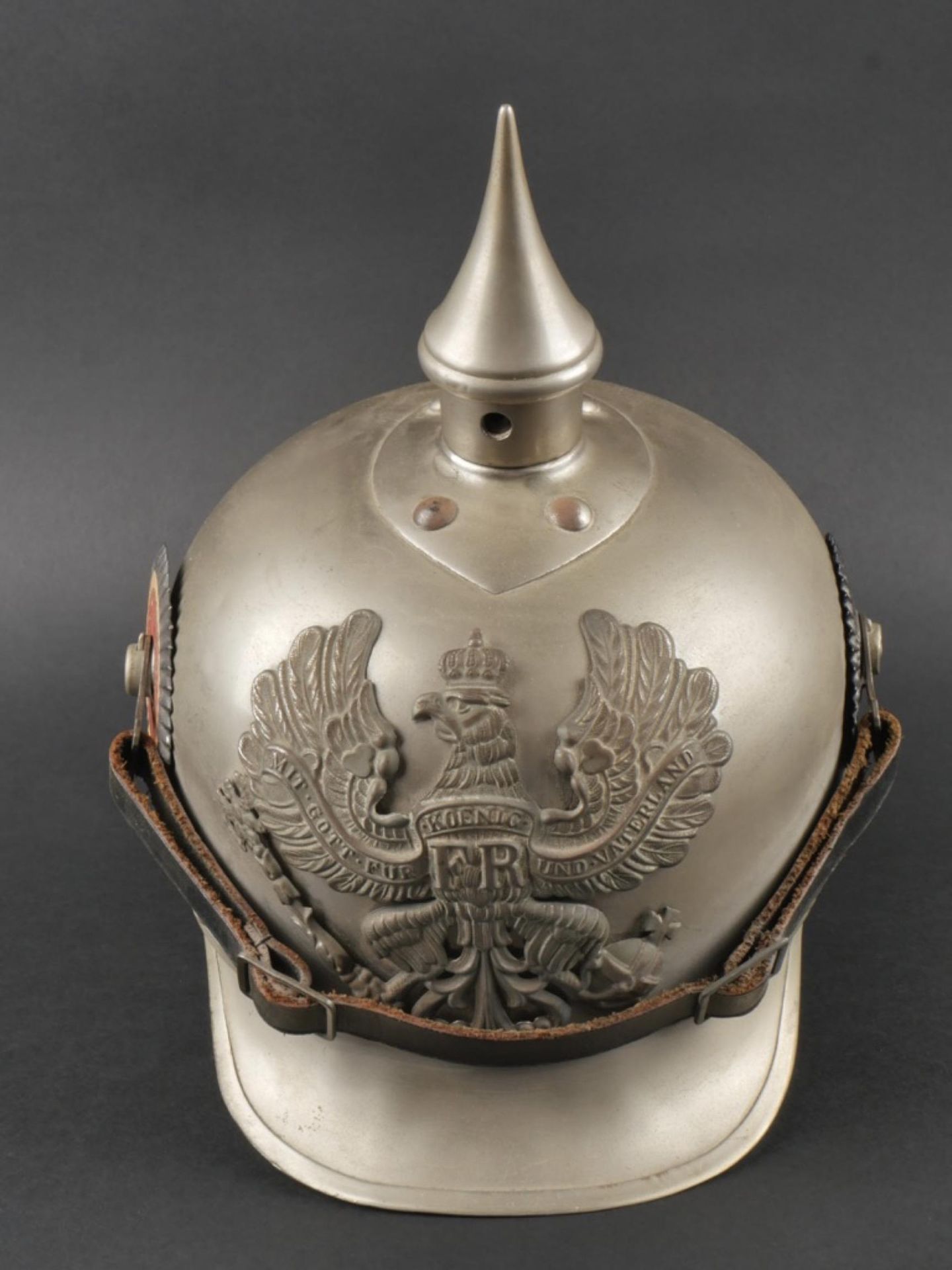 Prusse Casque de Cuirassier modele 1915. Prussia M1915 Cuirassier spiked helmet. 