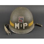Casque MP 69eme DI US. Helmet MP 69th US DI.