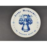 Assiette Weihnacht 1940. Weihnacht 1940 plate.