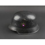 casque de pompier. German firefighter helmet. 