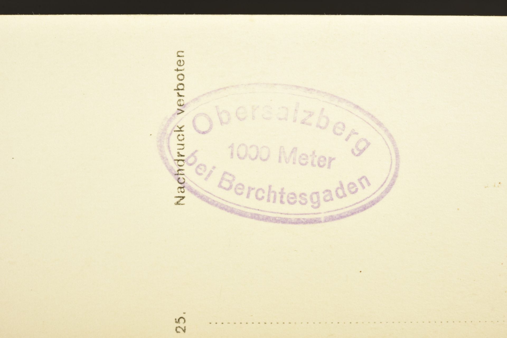 carte postale autographe du chancelier. chancellor's autograph postcard. - Image 2 of 6