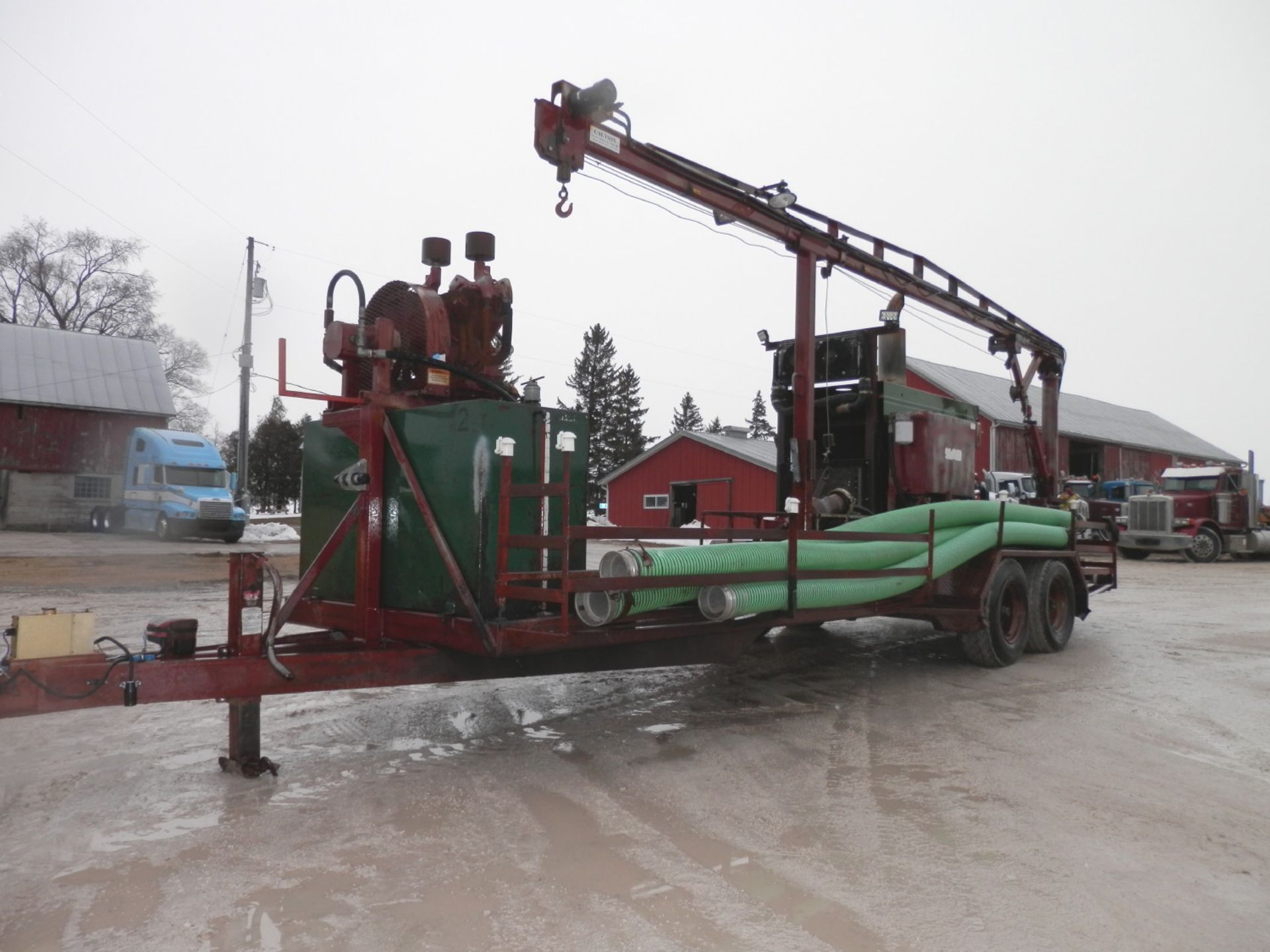HYDRO ENGINEERING MDL H2405 MANURE PUMPING TRAILER