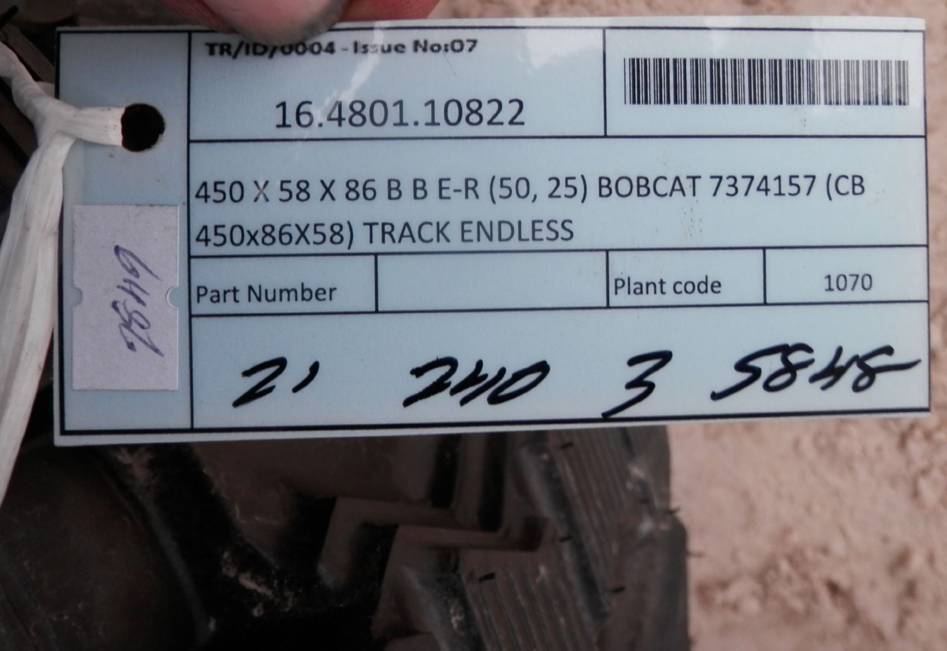 BOBCAT 18" RUBBER TRACKS--NEW! - Image 3 of 3