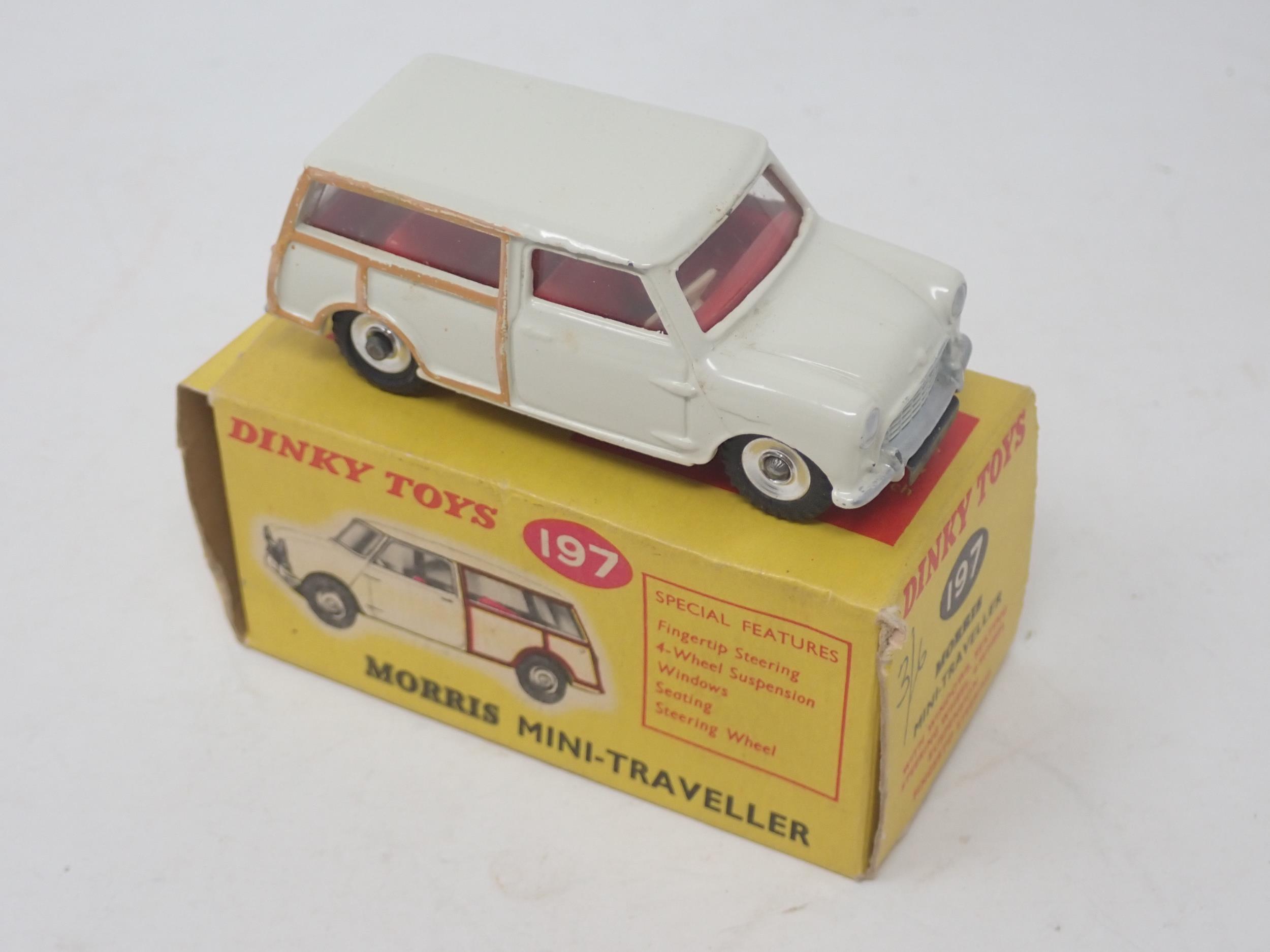 A boxed Dinky Toys No.197 cream Morris Mini-Traveller with red interior - Image 2 of 3