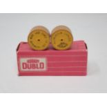 A Hornby Dublo rare box of 1521 Six Aluminium Cable Drums, mint condition, box excellent no pricing