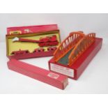 Three boxed Hornby Dublo Accessories including 5005 Engine Shed, complete, drain pipes only spot