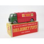 A boxed Dublo Dinky Toys No.070 Mercury Tanker. Mint condition, superb box