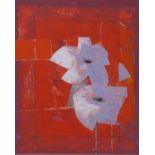 ALASTAIR MICHIE RWA (1921-2008). Paper Roses, signed and inscribed on the reverse, oil on board,